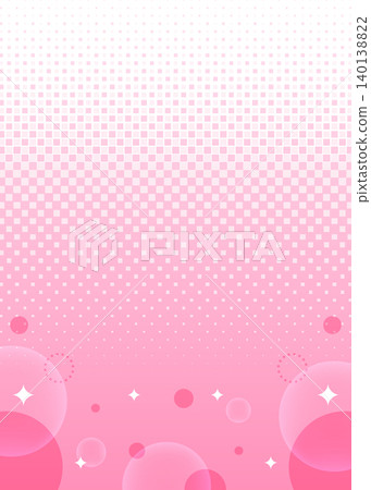Pop design background frame, circular object, square halftone, portrait orientation 140138822