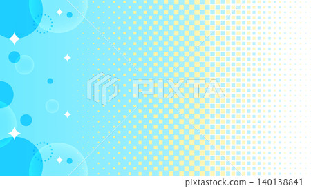Pop design background frame, circular object, square halftone, 16:9 size Pop design background frame, circular object, square halftone, 16:9 size 140138841