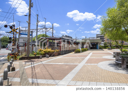 A view of Nishitetsu Gojo Station on the Nishitetsu Dazaifu Line. A view of Nishitetsu Gojo Station on the Nishitetsu Dazaifu Line. 140138856