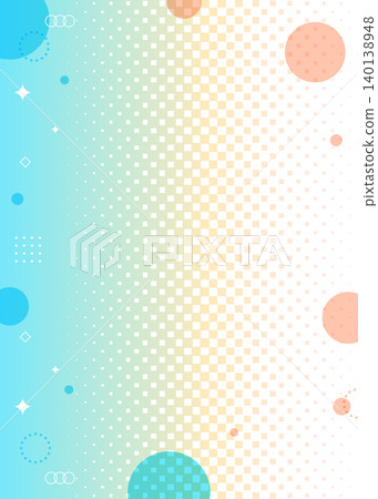 流行設計背景框,圓形物體,方形半色調,垂直 流行設計背景框,圓形物體,方形半色調,垂直 140138948
