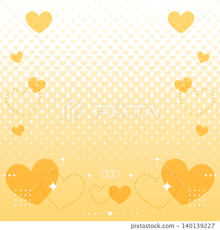 Heart-shaped decorative frame, halftone background, square size Heart-shaped decorative frame, halftone background, square size 140139227