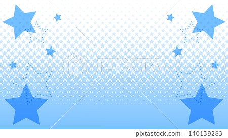 Star decoration frame, halftone background, 16:9 size Star decoration frame, halftone background, 16:9 size 140139283