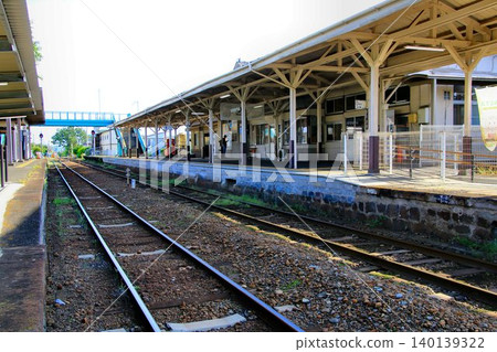 From this station, embark on a trolley train journey... Watarase Keikoku Railway [Ōmama Station] 140139322