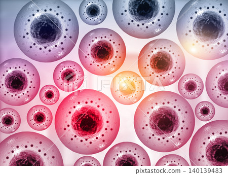 Virus cells or bacteria cells 140139483