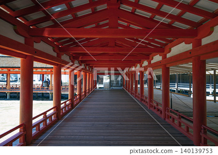 Itsukushima Shrine West Corridor 140139753