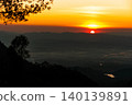 Sunrise in the morning, sunrise with clouds. 140139891