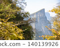 Tian-Men-Shan : Zhangjiajie China - Circa October, 2023: Landscape nature of gate of heaven orTianmen Cave in Tianmen Mountain Landmark National Park Of Zhangjiajie, Hunan , China. 140139926