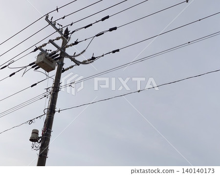 Electric pole and switch 140140173