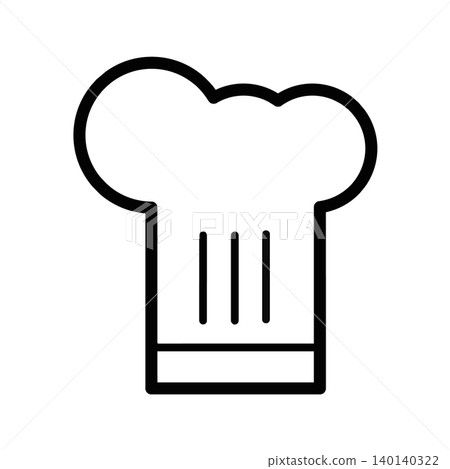 Chef's hat line icon Chef's hat line icon 140140322