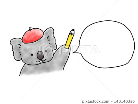 Koala holding a pencil (1) Koala holding a pencil (1) 140140386