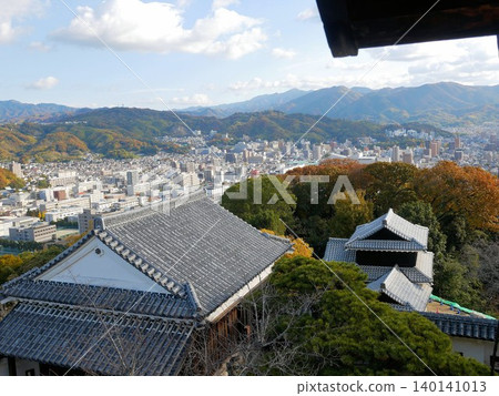 Winter in Matsuyama: A view from Matsuyama Castle (Ehime Prefecture) Winter in Matsuyama: A view from Matsuyama Castle (Ehime Prefecture) 140141013