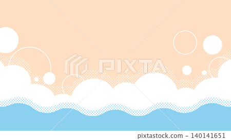 橘色的天空和雲彩背景 橘色的天空和雲彩背景 140141651