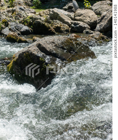 岩石間暢通無阻的溪流 岩石間暢通無阻的溪流 140141988
