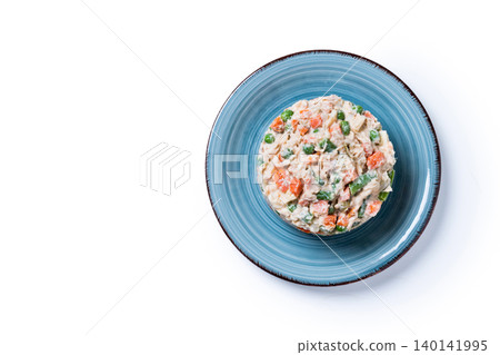 Traditional Russian salad Traditional Russian salad 140141995
