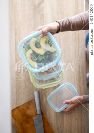Healthy meal prep containers with homemade food ready for the week Healthy meal prep containers with homemade food ready for the week 140142009