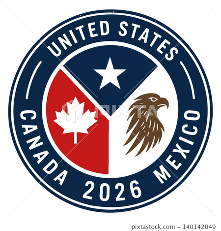 Soccer grunge stamp. Football stamp. World cup 2026 Soccer grunge stamp. Football stamp. World cup 2026 140142049