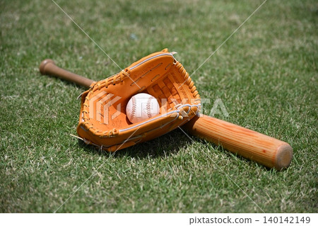 Baseball bat and glove Baseball bat and glove 140142149