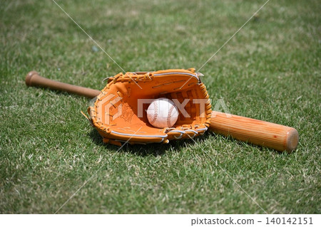 Baseball bat and glove Baseball bat and glove 140142151