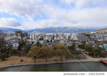 View from Matsumoto Castle [Matsumoto City, Nagano Prefecture] 140142444
