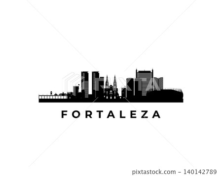 Vector Fortaleza skyline.  140142789