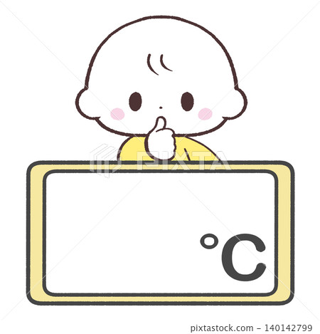 Baby and temperature frame for comfortable temperature Baby and temperature frame for comfortable temperature 140142799