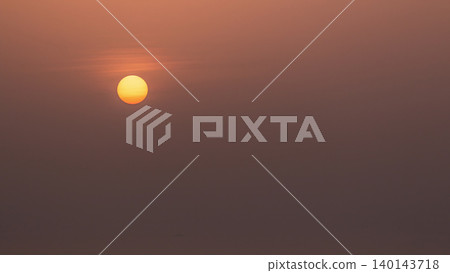 Sun close-up at sunset timelapse Sun close-up at sunset timelapse 140143718