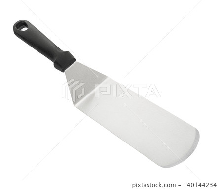 Barbecue and grill spatula bottle hook tongs tools set on White Background 140144234
