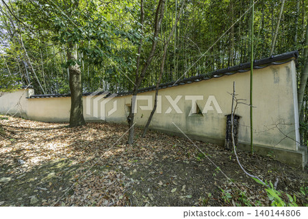 Soja, Asao Domain, Jinya Site, Restored Earthen Wall, Soja City, Okayama Prefecture Soja, Asao Domain, Jinya Site, Restored Earthen Wall, Soja City, Okayama Prefecture 140144806