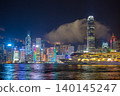 Night Embankment of Hong Kong City 140145247