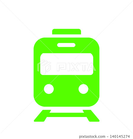 一個簡單易用的列車車頭圖示(綠色),用於顯示車站和轉乘資訊。 一個簡單易用的列車車頭圖示(綠色),用於顯示車站和轉乘資訊。 140145274
