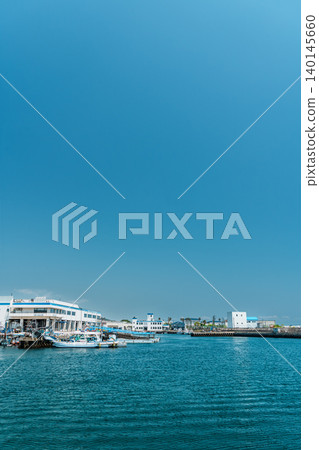 Scenery of port town Scenery of port town 140145660