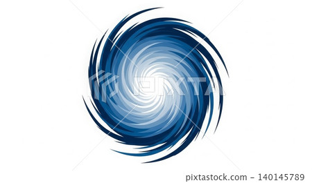 Weather - Blue Swirling Spiral Vortex Abstract Storm Hurricane Cyclone Motion Vector Illustration on White Background Weather - Blue Swirling Spiral Vortex Abstract Storm Hurricane Cyclone Motion Vector Illustration on White Background 140145789