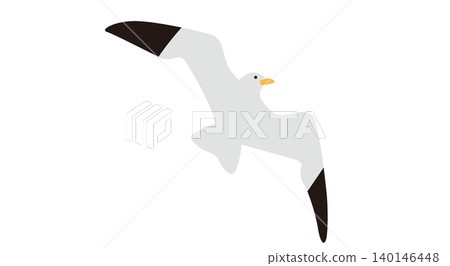 13 Simple illustrations of white seagulls flying in a blue sky 13 Simple illustrations of white seagulls flying in a blue sky 140146448