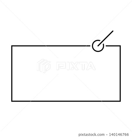 A simple, horizontally oriented rectangular speech bubble illustration. A simple, horizontally oriented rectangular speech bubble illustration. 140146766