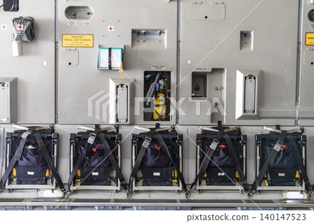 Seats on military transport planes Seats on military transport planes 140147523
