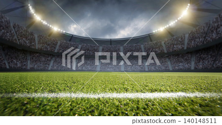 Football stadium at night Football stadium at night 140148511
