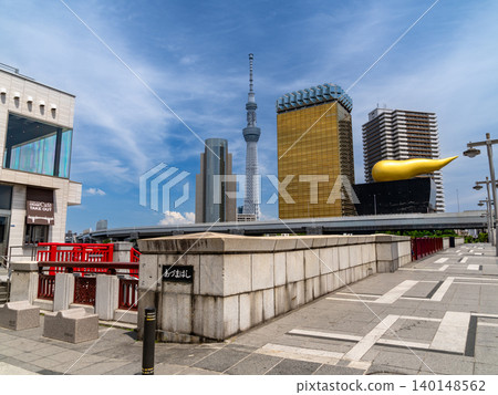 Tokyo Skytree as seen from Azumabashi Bridge Tokyo Skytree as seen from Azumabashi Bridge 140148562