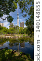 Skytree seen through the trees 140148655