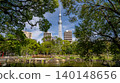 Skytree seen through the trees 140148656