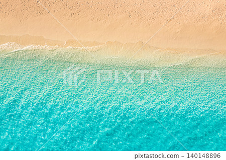 Gorgeous aerial beach turquoise water powdery white sand soft gentle waves breathtaking serene idyllic tropical paradise coastal escape drone dreamy minimalist pristine pure shoreline vibrant exotic Gorgeous aerial beach turquoise water powdery white sand soft gentle waves breathtaking serene idyllic tropical paradise coastal escape drone dreamy minimalist pristine pure shoreline vibrant exotic 140148896