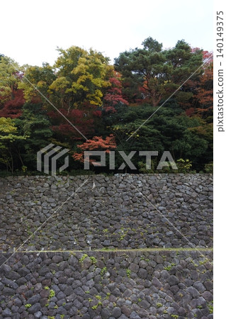 Stone walls, Kanazawa Castle, castle Stone walls, Kanazawa Castle, castle 140149375