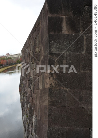 Stone walls, Kanazawa Castle, castle Stone walls, Kanazawa Castle, castle 140149380