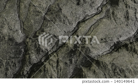 Rugged Dark Stone Surface Texture 3d render. Rugged Dark Stone Surface Texture 3d render. 140149641