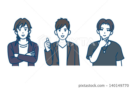 英俊男子的插圖 英俊男子的插圖 140149770