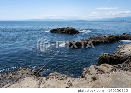 江之島誌後淵週邊的海景 江之島誌後淵週邊的海景 140150520