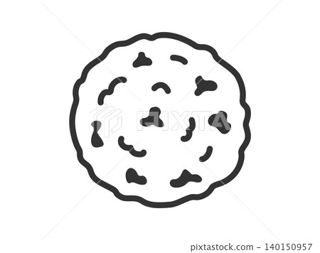 An illustration of an octopus cracker icon (line drawing). An illustration of an octopus cracker icon (line drawing). 140150957