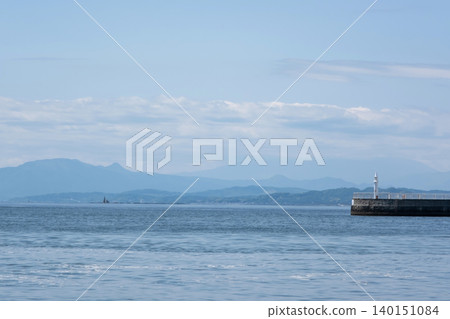 江之島、片瀨白燈塔和海景 江之島、片瀨白燈塔和海景 140151084