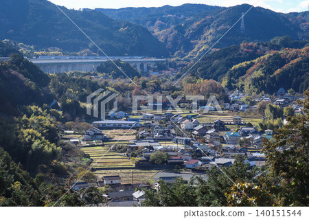 松野附近的街景（靜岡縣富士市） 140151544