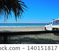 Beautiful Blue Sky and Ocean 140151817