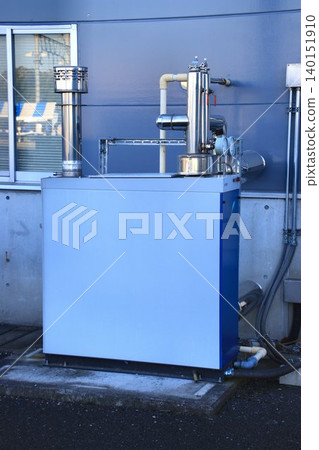 Supporting maintenance work... A 'hot water boiler' that heats water using gas combustion. Supporting maintenance work... A 'hot water boiler' that heats water using gas combustion. 140151910